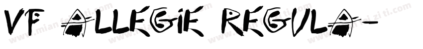 vf allegie regula字体转换